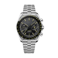 Racing Chrono Pro 42 – Black Dial | Stainless Steel Bracelet