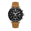 Classic Racing Chrono – Black Dial | Automatic | Suede Strap